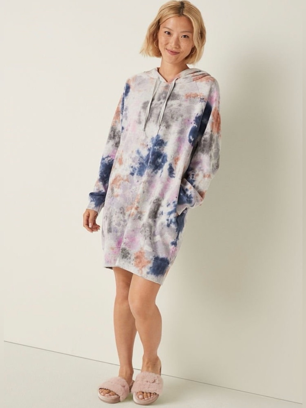 Victoria’s Secret PINK tie dye sweatshirt dress